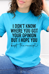 Turquoise Bella Tee