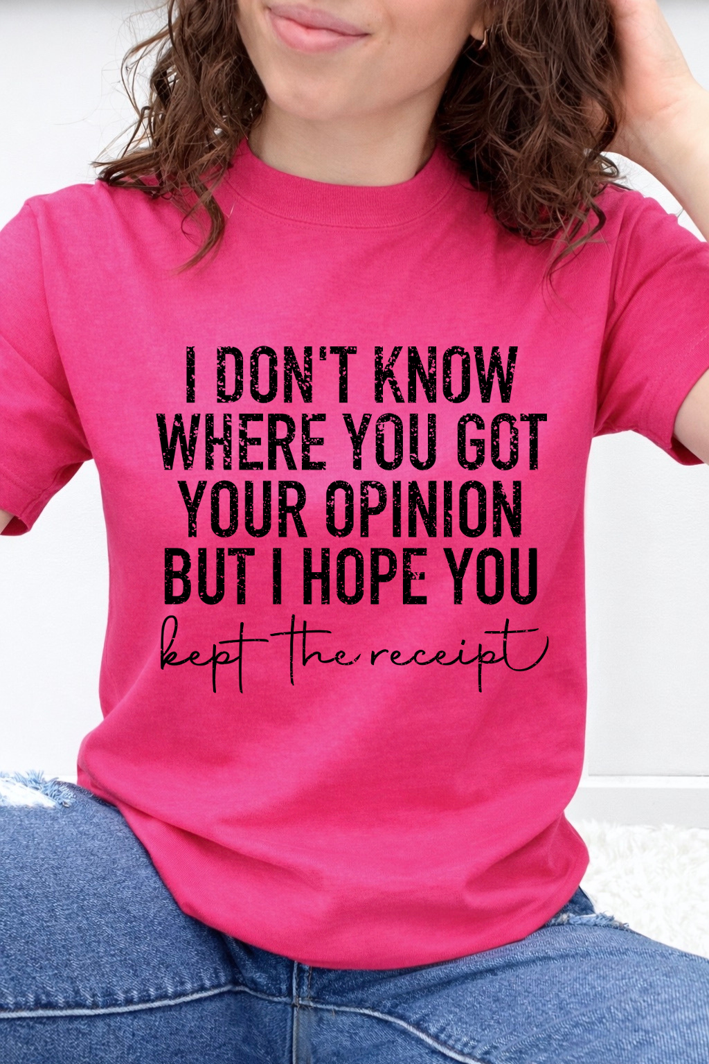 I Don't Know Where You Got Your Opinion Graphic Collection