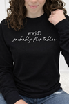 Black Long Sleeve Tultex Tee