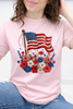 Stitched in Freedom Flag w/ Flowers Graphic Collection