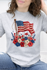 Stitched in Freedom Flag w/ Flowers Graphic Collection
