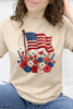 Stitched in Freedom Flag w/ Flowers Graphic Collection