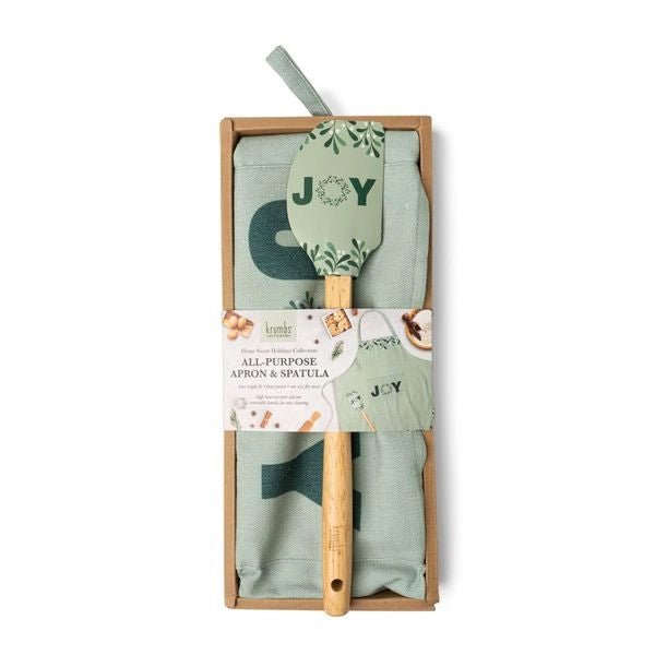 Home Sweet Holidays All-Purpose Apron & Spatula Set