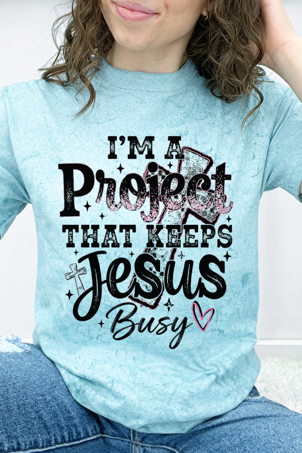 I'm A Project That Keeps Jesus Busy Graphic Collection