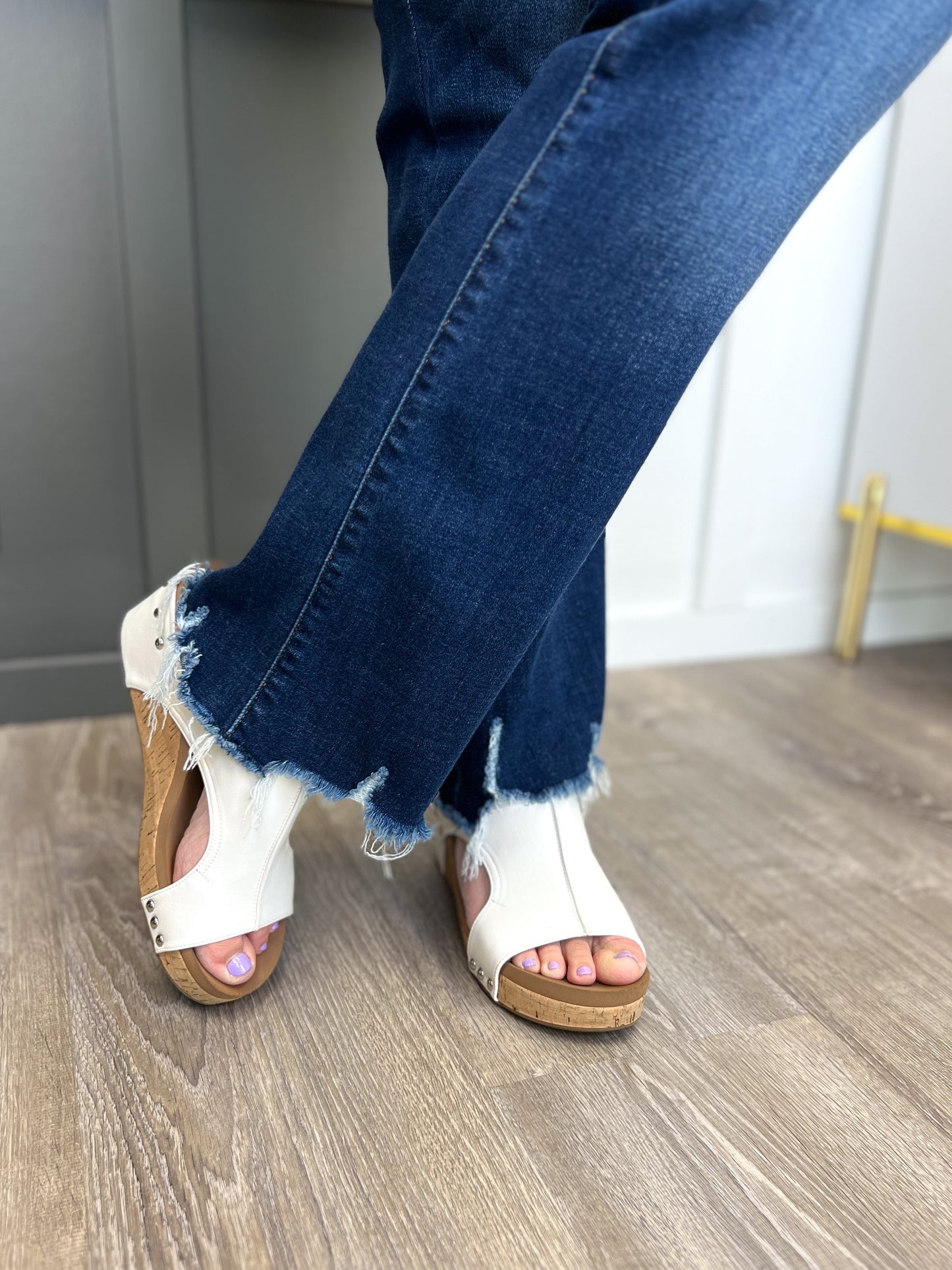 Judy Blue The Sydney Destroyed Hem Boot Cut Jeans