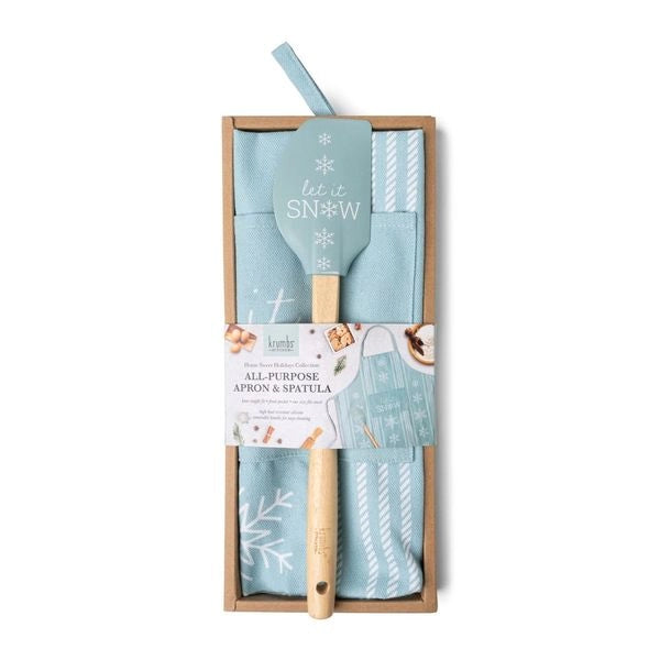 Home Sweet Holidays All-Purpose Apron & Spatula Set