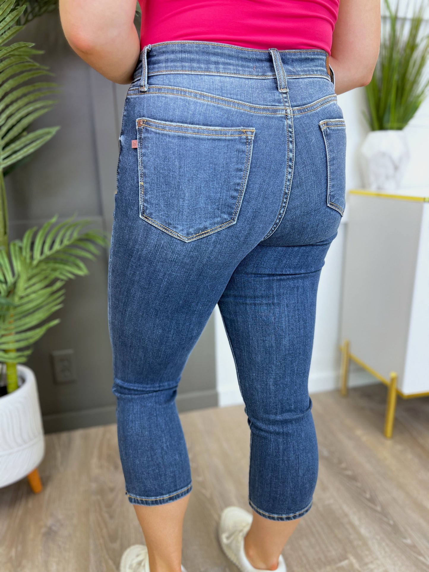 Judy Blue The Katherine Skinny Fit Capri Denim