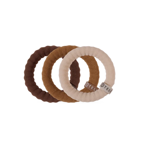 Espresso Yourself Small Nylon Hair Ties