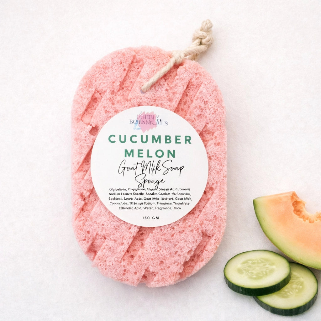 Goat’s Milk Soap Infused Sponge