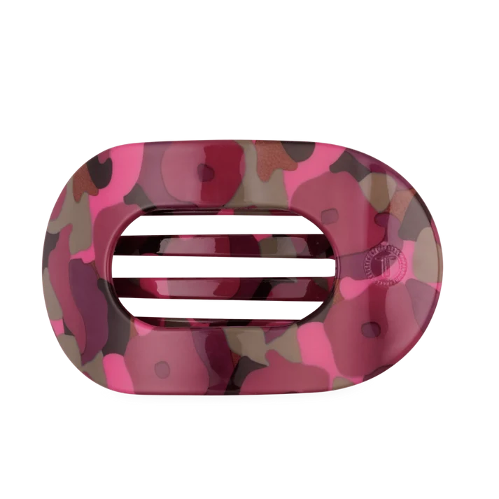 Garden Glam Large Flat Round Hair Clip