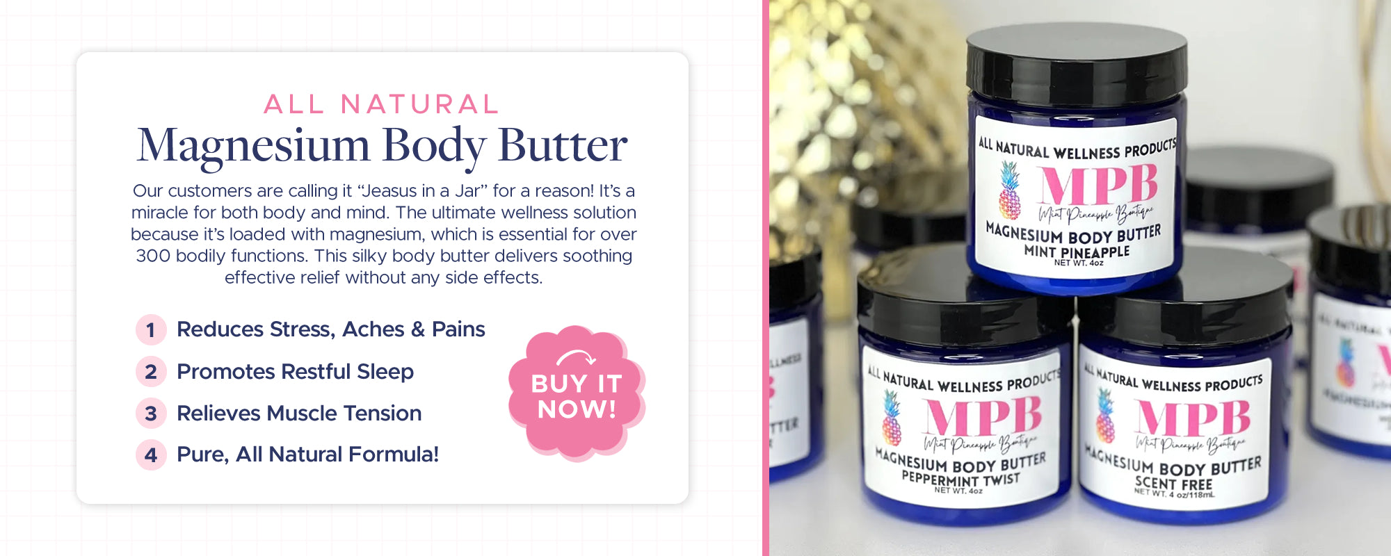 Our Bestselling Magnesium Butter!