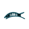 Teal With It Large Flat Rectangle Hair Clip