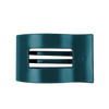 Teal With It Large Flat Rectangle Hair Clip