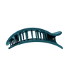 Teal With It Large Flat Round Hair Clip
