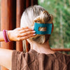 Teal With It Medium Flat Rectangle Hair Clip