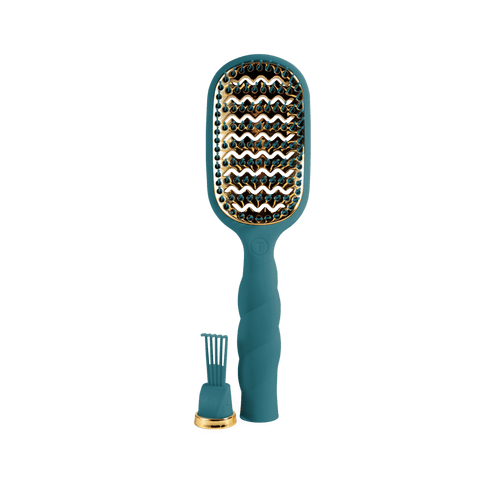 Vented Hair Brush - Teal With It
