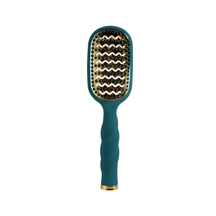 Vented Hair Brush - Teal With It