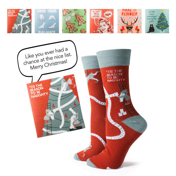 Holiday Card and Socks Gift Sets